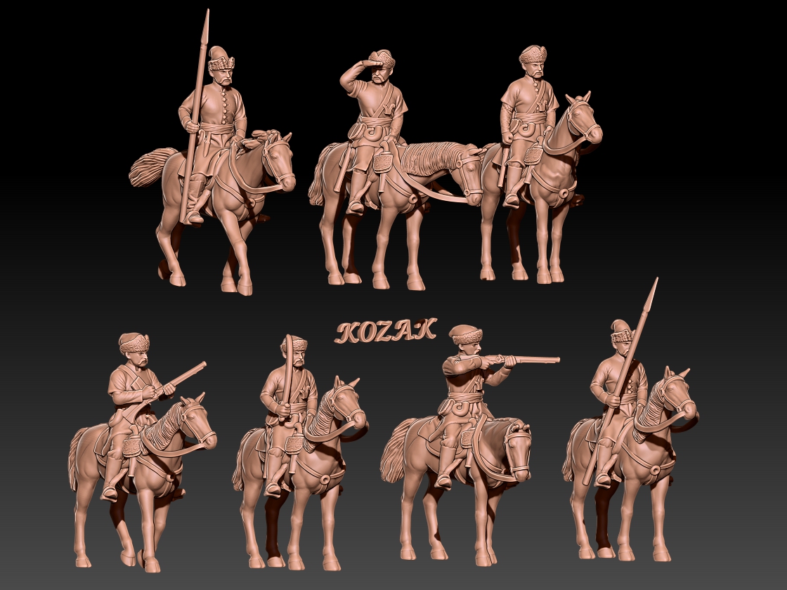 Ukranian Registered cossack cavalry 17th century set 1